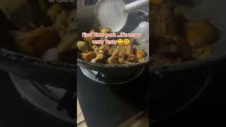 Aajko mastersafe my hubby ❤️pork KO masu😋 Cooking video Likeshare n subscribe 😊💗👍 [upl. by Ailecnarf741]