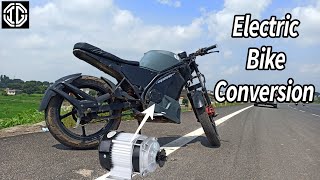 Electric Bike Conversion  48V 750W1000w electric bike bldc motor kit  normal bike to electric [upl. by Nilam]