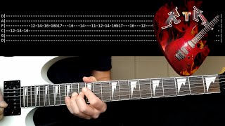 Illumination Theory Guitar Solo Lesson  Dream Theater with tabs [upl. by Vilhelmina610]