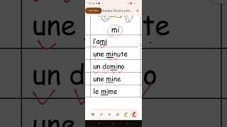 la méthode syllabique les syllabes de la lettre M  prononce bien le français [upl. by Etnoj939]