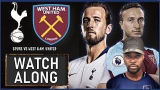 TOTTENHAM 3 VS WEST HAM 3 EXPRESSIONS LIVE 🤬🤬🤬 [upl. by Ymled]