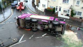 DUSTCART CRASH CROYDON RECOVERY [upl. by Caputo]