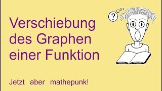 Verschiebung des Graphen einer Funktion [upl. by Etnaled]