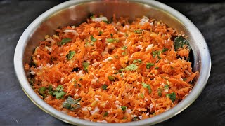 Kosambari Salad  Carrot Kosambari [upl. by Eaton]