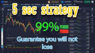 best 5 sec pocket option strategy 100 win trade real  2024 💣 [upl. by Ayamahs]