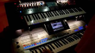 Jan Hammer Crocketts Theme  Cover Yamaha Tyros amp Montage [upl. by Atel137]