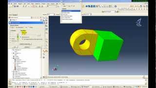 Abaqus Tutorial  Pull Hinge [upl. by Mareld35]