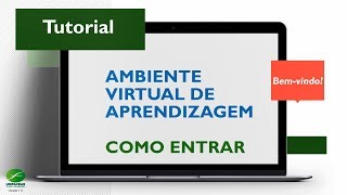 Tutorial  Como Entrar no Ambiente Virtual de Aprendizagem  Unifacear [upl. by Urd722]