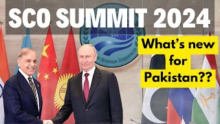 SCO Summit 2024 amp Pakistan  Agenda of Summit  History of SCO  CSS UPSC  Current Affairs  PMS [upl. by Altis725]