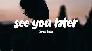 Jenna Raine  see you later feat JVKE Official Music Video [upl. by Susejedesoj]