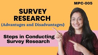 Survey Research and Steps in Conducting Survey Research [upl. by Nazarius562]