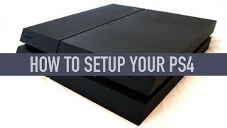 How to set up a PlayStation 4 [upl. by Urias138]