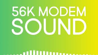 56K Dialup Modem SOUND EFFECT [upl. by Marthe]