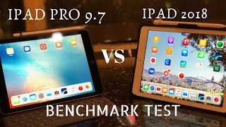 IPAD 2018 6th gen vs IPAD PRO 97 benchmark test [upl. by Ilrahs128]