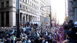 Yankees Ticker Tape Parade  11609  MVP Hideki Matsui [upl. by Gaile871]