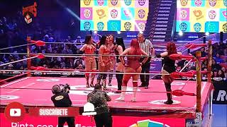 Tessa Blanchard reta a Stephanie Vaquer por el campeonato mundial femenil del CMLL [upl. by Otrebcire]