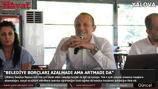 “BELEDİYE BORÇLARI AZALMADI AMA ARTMADI DA” [upl. by Jaymie]