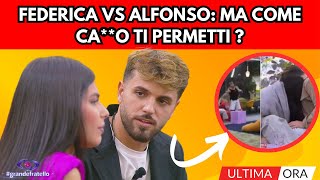 🔴FEDERICA PETAGNA AGGREDISCE ALFONSO AL GF TUTTI I DETTAGLI DELLA LITE [upl. by Ahsikahs]