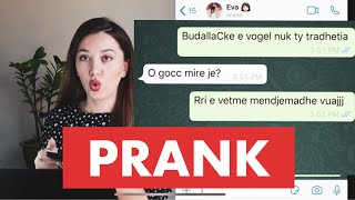 PRANK SHOQES  😢 QAU DHE IKU NGA SHTEPIA [upl. by Behlke514]