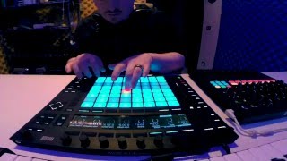 Gigi DAgostino  Bla Bla Bla live performance Ableton push 2 [upl. by Moulton]