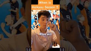 Haikyuu season 5 release [upl. by Ateloj]