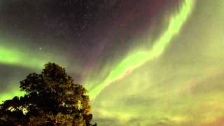 Aurora borealis in Luleå Sweden September 2015 [upl. by Ericha]