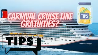 How Do Carnival Cruise Service Gratuities Work [upl. by Selhorst]