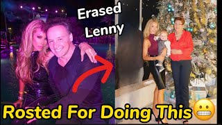 Lisa Hochstein roasted for removing estranged husband Lenny from family photo 😬😬😬 [upl. by Mauceri]