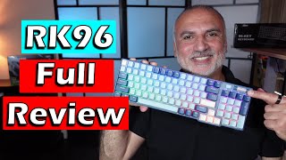 Royal Kludge RK96 RGB gaming wireless mechanical keyboard TKL Full Review [upl. by Tija]