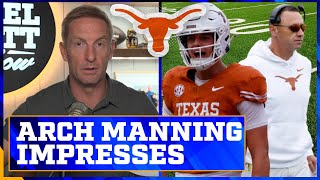 Texas Longhorns Arch Manning shines with five touchdowns in 567 win  Joel Klatt Show [upl. by Skipp]