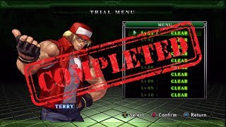 KoF XIII Terry Bogard trials unedited [upl. by Yssis]