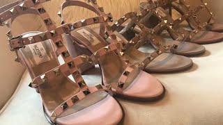 Valentino Garavani Rockstud Sandal Spring Summer Collection  Unboxing amp Review [upl. by Nari537]