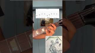 Harvester of Sorrow Guitar Lesson amp Tabs  Metallica metallica thrashmetal guitar [upl. by Nodla616]