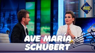 Ainhoa Arteta nos canta el Ave María de Schubert  El Hormiguero [upl. by Iphigeniah]