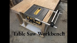 How to build a table saw workbench  Full Project [upl. by Richardson924]