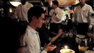 Rodizio staff perform LIVE birthday song for Omri [upl. by Valera]