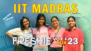 Freshie Intro 2023  IIT MADRAS [upl. by Dionisio21]