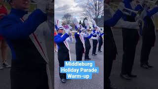 Middleburg Virginia holiday Christmas parade is now complete with the SU Marching Band ￼ [upl. by Gaulin]