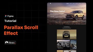 Parallax Scroll effect  Figma Tutorial [upl. by Annair899]