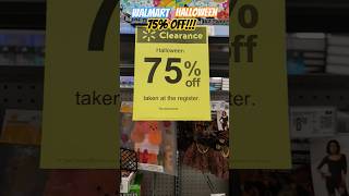 💥😱Walmart 75 Off Halloween Clearance😱💥shorts walmart clearance halloween [upl. by Kirsti]