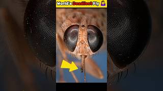 Worlds Deadliest Fly  Tsetse Fly 😲🤷 shorts [upl. by Dniren]