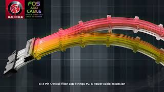 FOS ADD Cable  24P amp 88P ADDRESSABLE RGB OPTICAL FIBER STRINGS [upl. by Mccallum293]