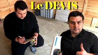 Comment Chiffrer un chantier  le DEVIS [upl. by Uok]