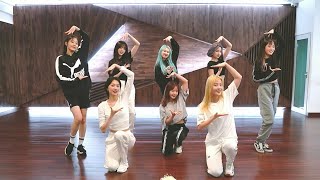 Weki Meki  DAZZLE DAZZLE dance practice mirrored [upl. by Abraham]