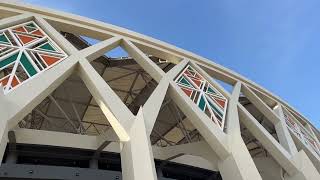 Stade olympique Ebimpé sous une pluie exceptionnelle [upl. by Neved]