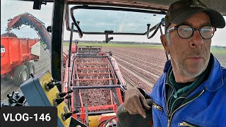 FARMVLOG 146 rode uien binnen rijden [upl. by Felizio252]