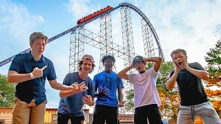 RIDING EVERY ROLLER COASTER AT CEDAR POINT [upl. by Neehsar]