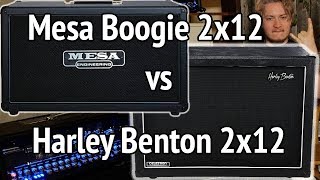 Harley Benton vs Mesa Boogie 2x12 Cabinet Comparison TGU19 [upl. by Edals]