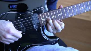 Part 17 With or Without You U2 Guitar Tutorial  Lesson  Lead Guitar Solo [upl. by Lundell]