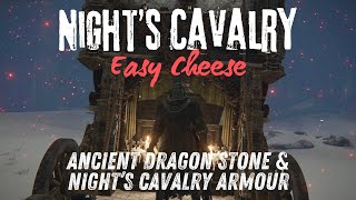 Nights Cavalry Easy Cheese Consecrated Snowfield  2024 Working Glitch  Elden Ring [upl. by Euqininod]